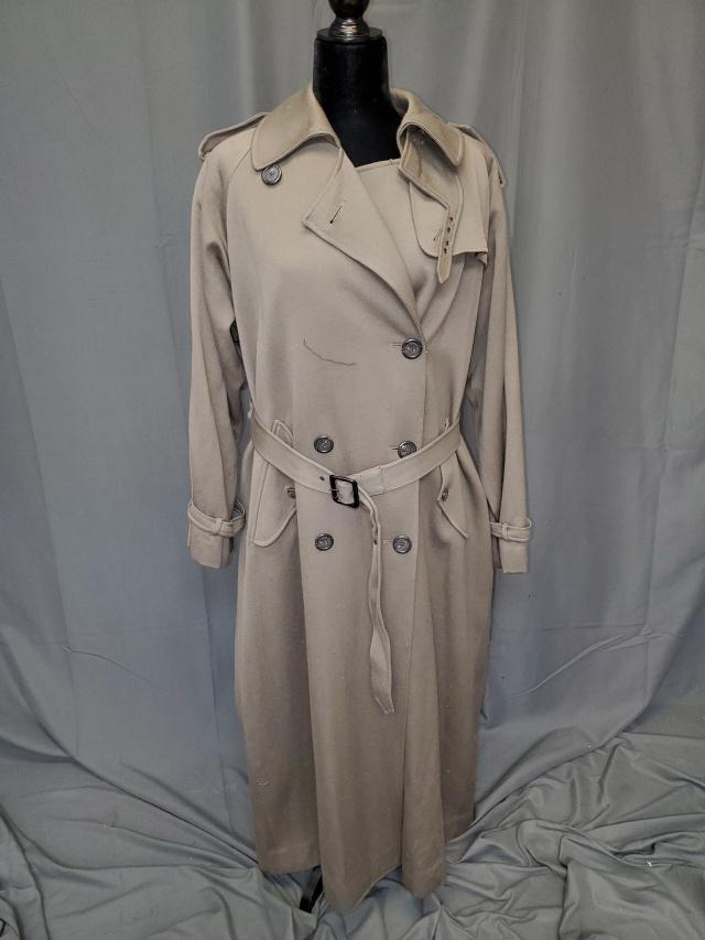 Vintage Ralph Lauren Wool Trench Coat Sz 4 (1 of 9)
