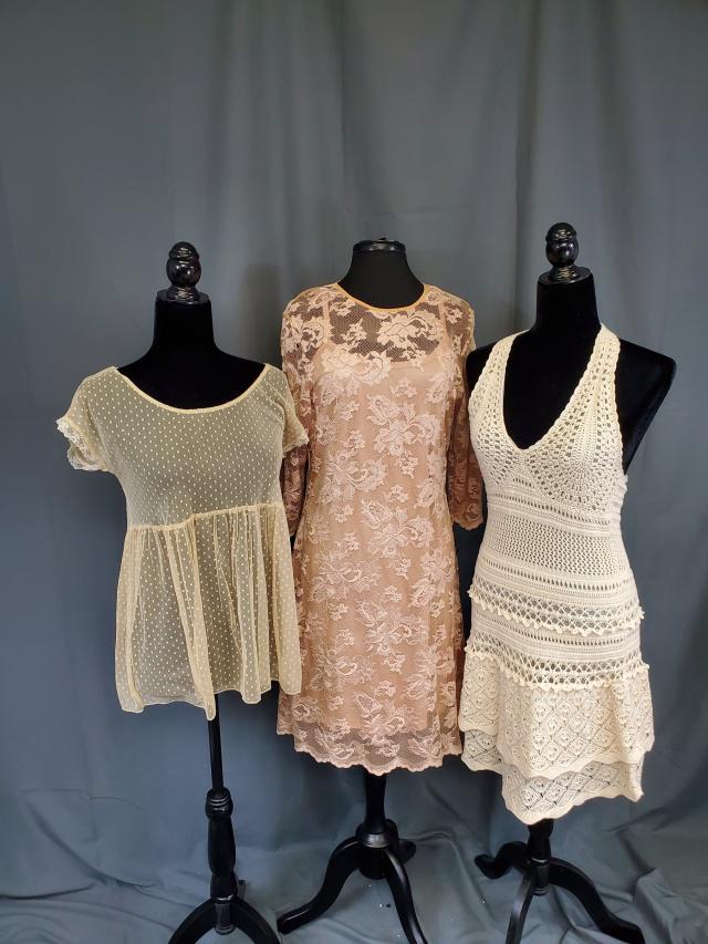 Group of 3 Lacey Dress Pieces - Size Large (1 of 12)