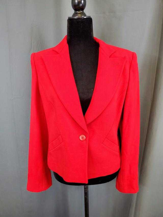 Vintage Ladies Armani Red Blazer Size 10 (1 of 6)