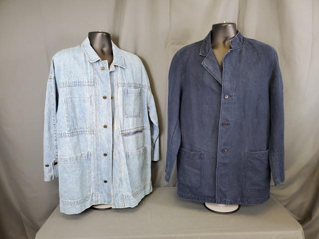 2 Mens DKNY Demin Jackets - Size M (1 of 5)