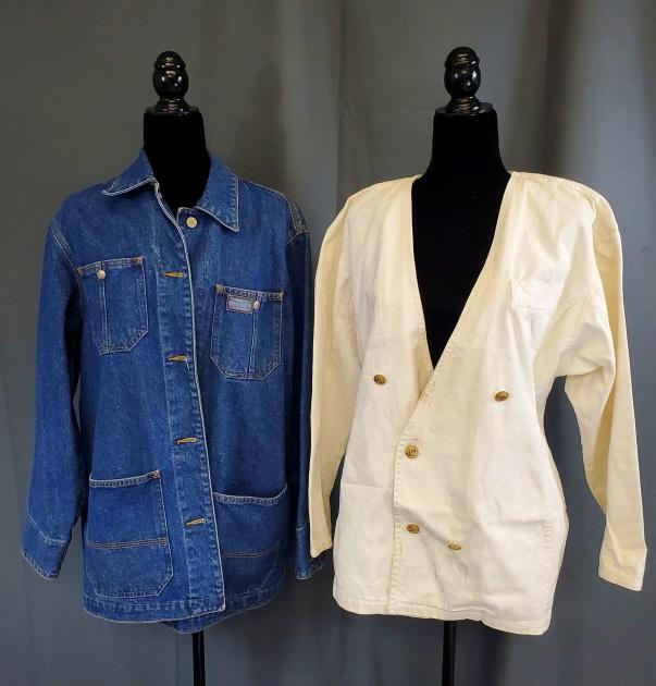 Vintage RL Denim Jacket with White Jacket (1 of 14)