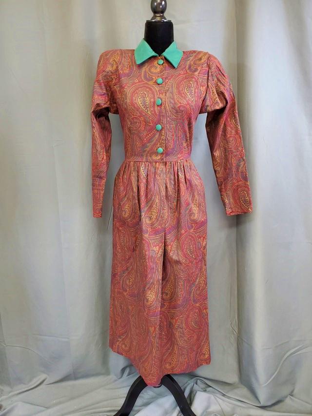 Vintage Steven Stolman Paisley Dress - 6 (1 of 6)