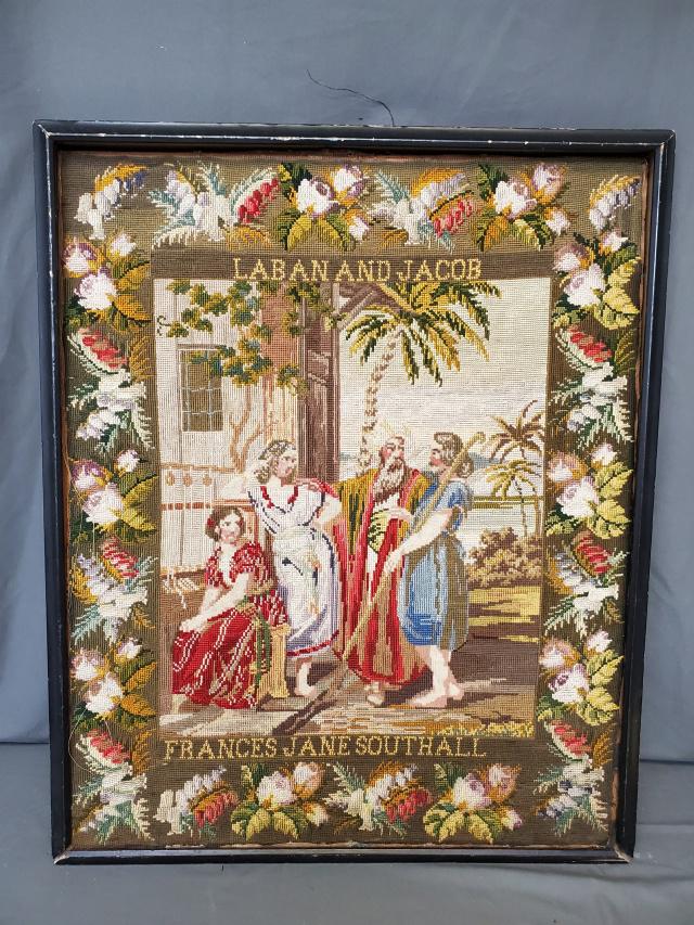 Antique Biblical Pictorial Needlework (1 of 8)