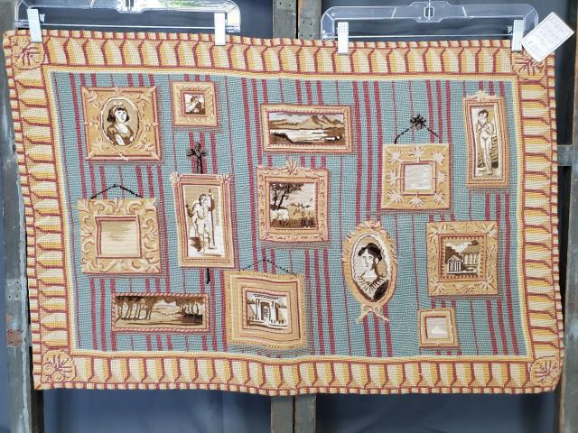 Antique Needlework of a Portrait Gallery (1 of 6)