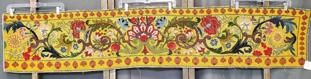 Antique French Needlepoint Bench Cover (1 of 13)