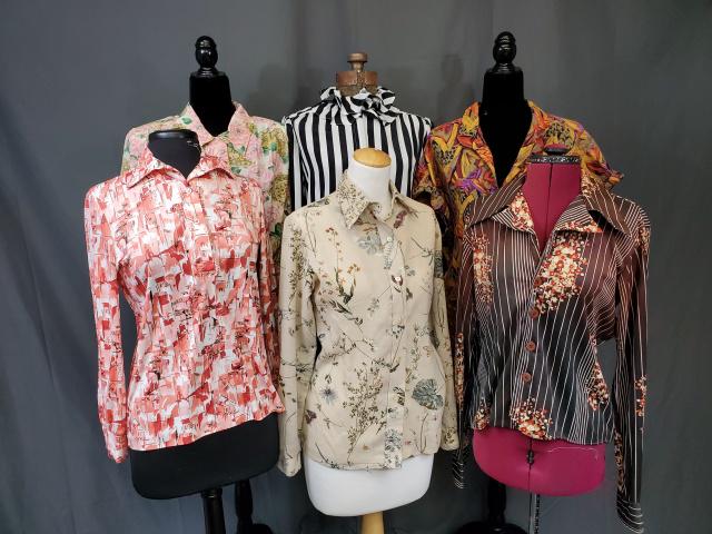 Group of 6 Vintage Ladies Blouses (1 of 19)