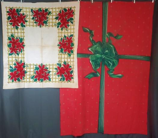 2 Vintage Printed Tablecloths - Christmas and more (1 of 15)
