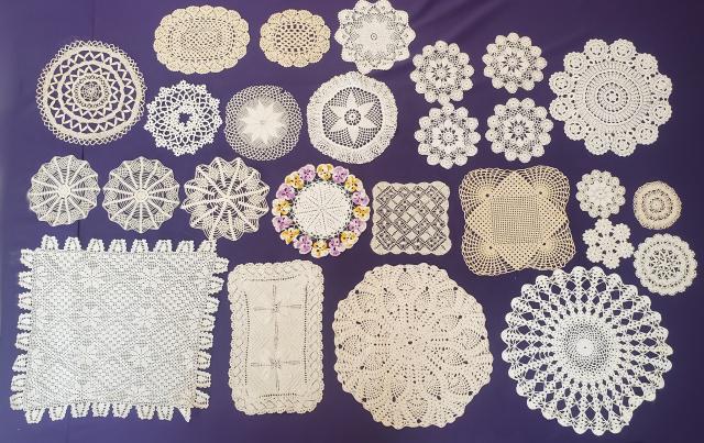 26 Vintage Hand Crocheted Doilies (1 of 10)