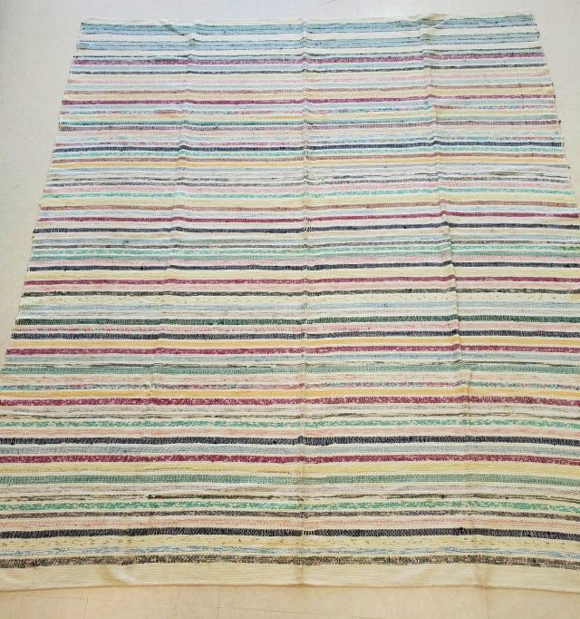 Vintage Striped Rag Rug (1 of 6)