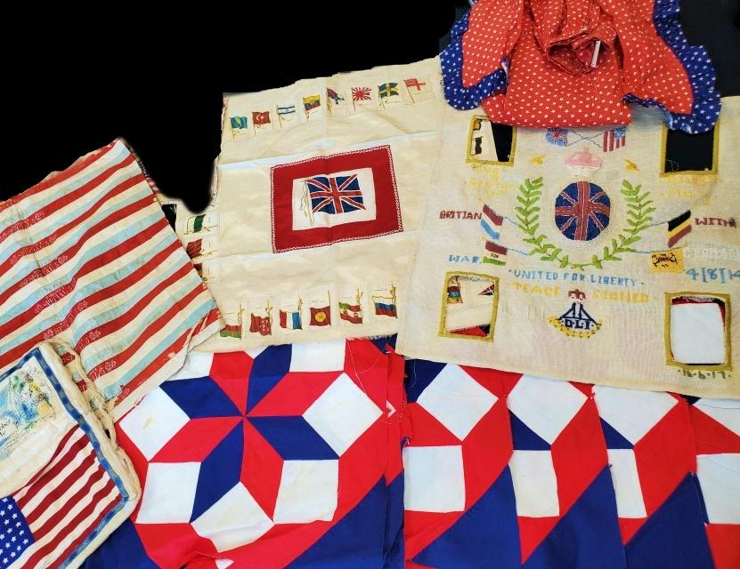 Patriotic Textiles from Laura Fisher Estate (1 of 15)