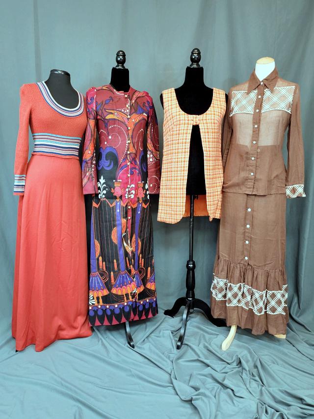 Vintage Maxi Dresses, Vest, and Country Outfit (1 of 15)