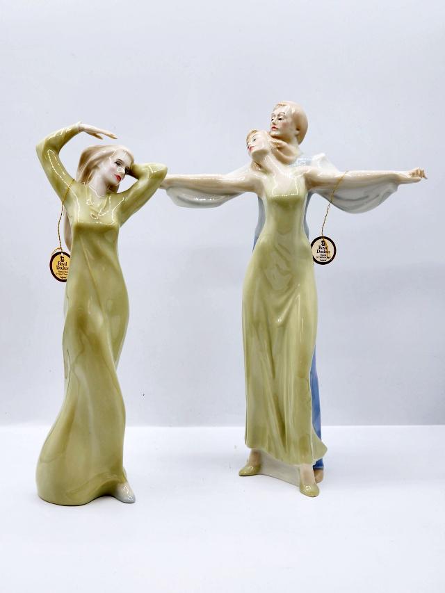 2 Royal Doulton Reflections Figurines - Allure, Tango (1 of 16)