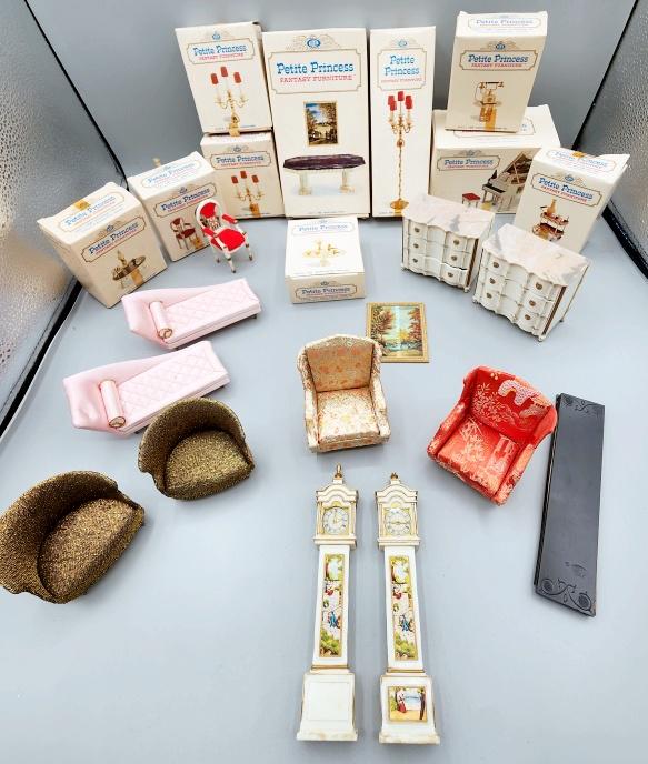 Large Group of Petite Princess Doll Furniture (1 of 16)