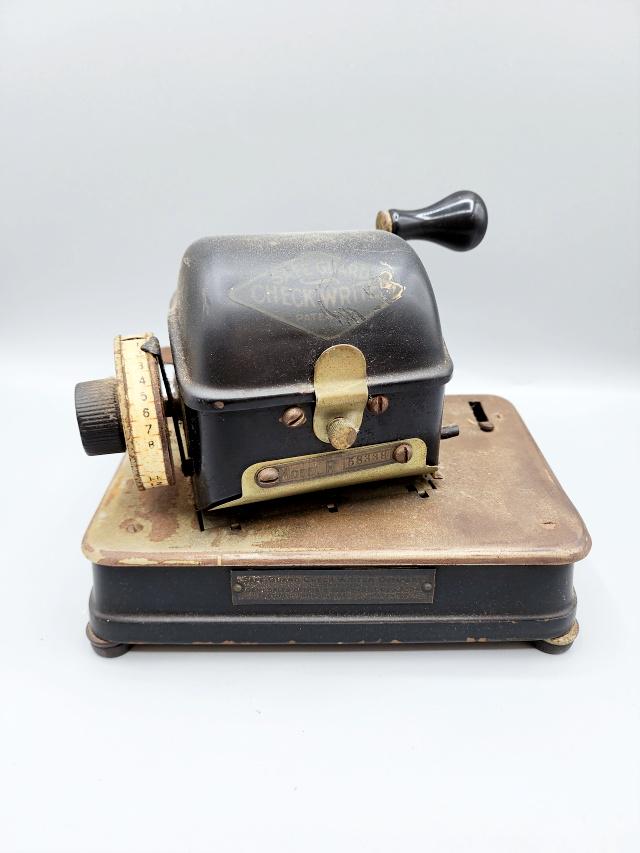 Antique SafeGuard Check Writer (1 of 8)