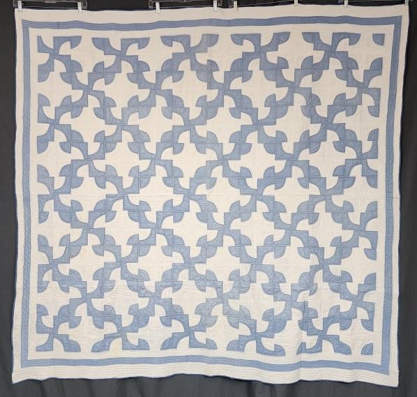 Antique c1920s Drunkards Path Quilt (1 of 7)