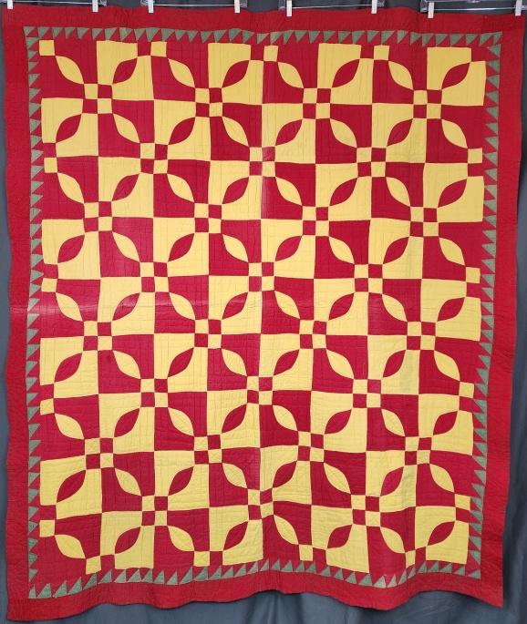 Antique c1890s Endless Chain Quilt PA (1 of 11)