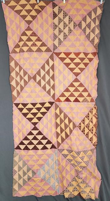 Antique c1860 Birds in Air Quilt Top Fragment (1 of 6)