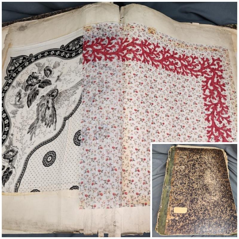 Rare Antique 1880s Bandana Textile Sample Book (1 of 20)