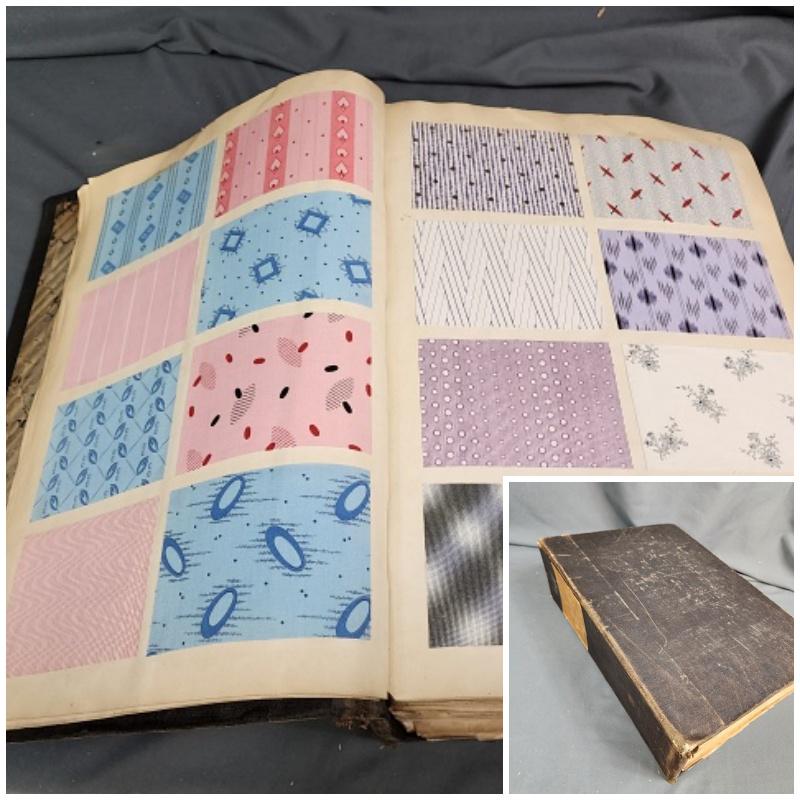 Rare Antique 1895 Textile Sample Book (1 of 20)