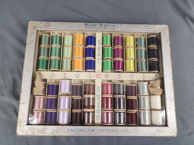 Antique Star Nylon Sewing Thread Box (1 of 6)