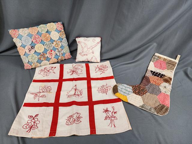 Patchwork Pillows and Stocking (1 of 12)