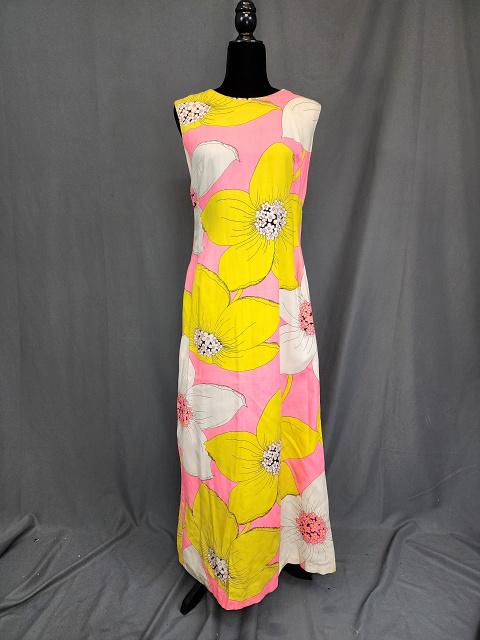 Vintage Retro Bright Maxi Dress (1 of 9)