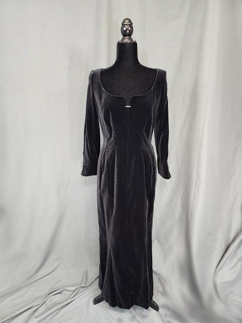Thierry Mugler Velvet Dress - 42 (1 of 10)