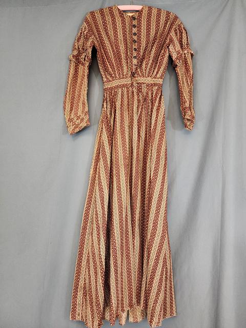 Antique Madder Print Dress (1 of 6)