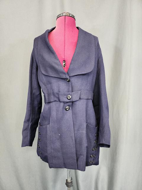 Vintage Wool Navy Blue Blazer (1 of 10)