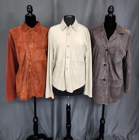 3 Vintage Ladies Suede Shirts - Group B (1 of 11)