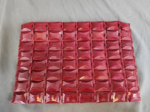 Vintage c1940s Red Flex Plastic Clutch Purse (1 of 6)