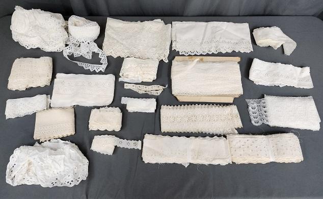 Large Group of Eyelet Lace Trim (1 of 12)