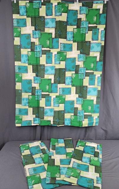 4 Vintage MCM Curtain Panels (1 of 7)