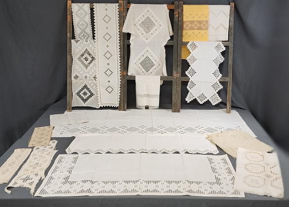 Vintage Hardanger Group 3 - Dresser Scarves & Mantle Pieces (1 of 20)