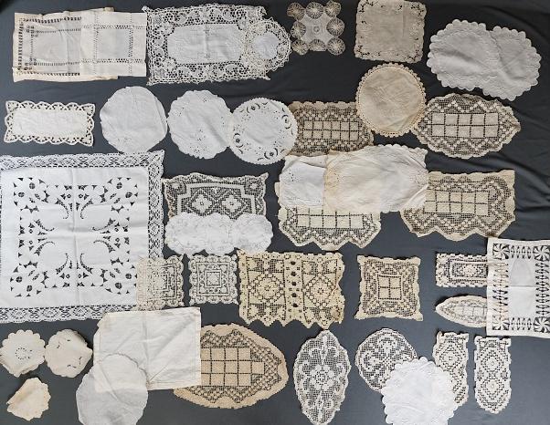 42 Vintage Needle Weaving & Embroidery Doilies (1 of 15)