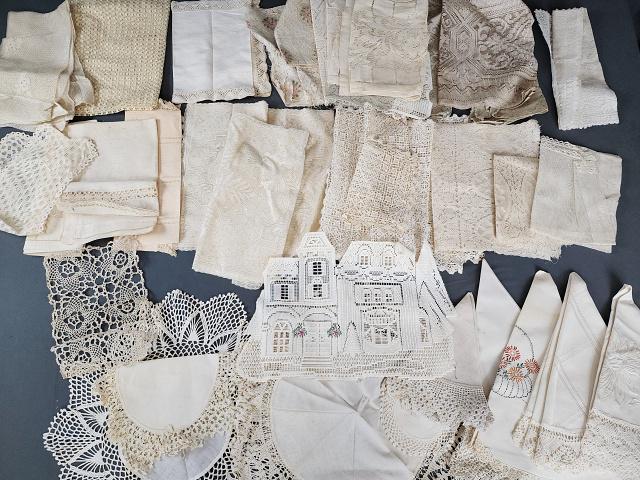 Large Lot of Machine Lace Runners, and more (1 of 17)