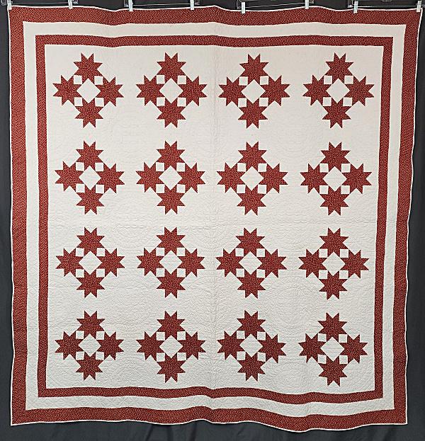 Antique c1880 Devils Claw Quilt (1 of 10)