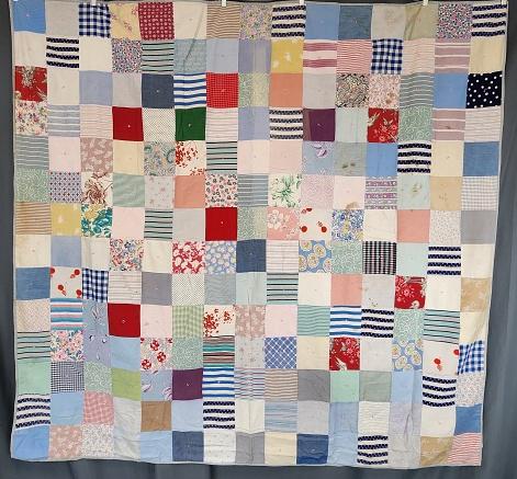 Vintage c1940 One Patch Comfort with Cheater Print Back (1 of 14)