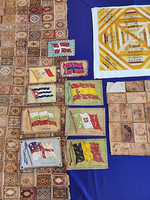 Group of Cigarette, Cigar Silk, Flannel Textiles (1 of 19)