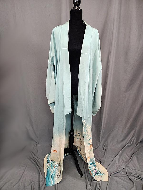 Vintage Silk Crepe Kimono (1 of 13)