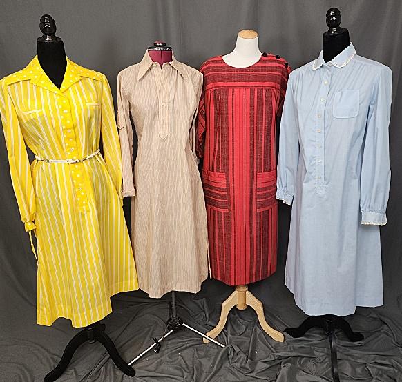 4 Vintage Shirt Style Dresses (1 of 10)