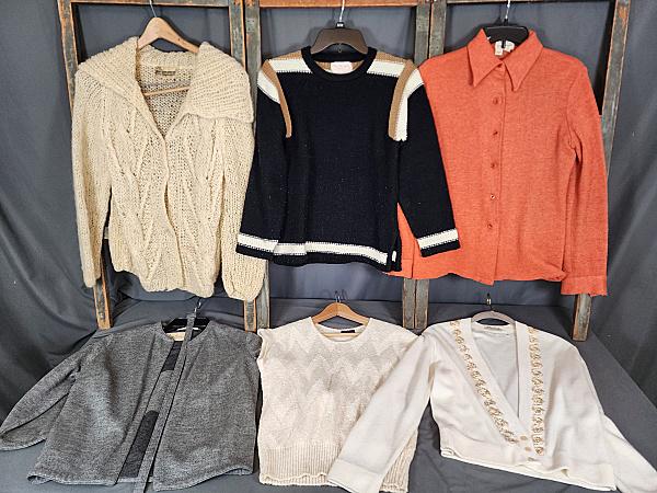 6 Ladies Vintage Sweaters - Tabak, Gotham (1 of 20)