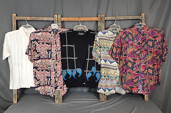 Vintage Mens Clothing Group, Silk Shirts and More (1 of 15)