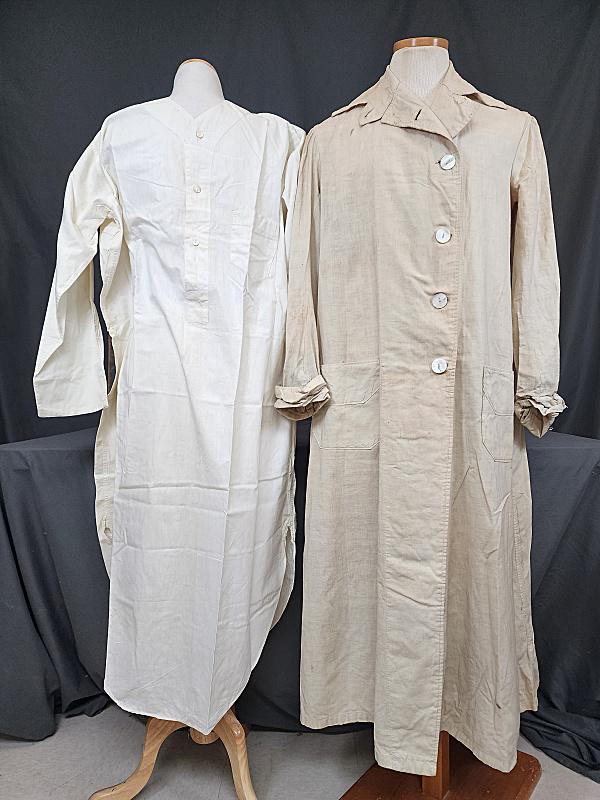 Vintage Mens Work Coat and Night Shirt (1 of 17)