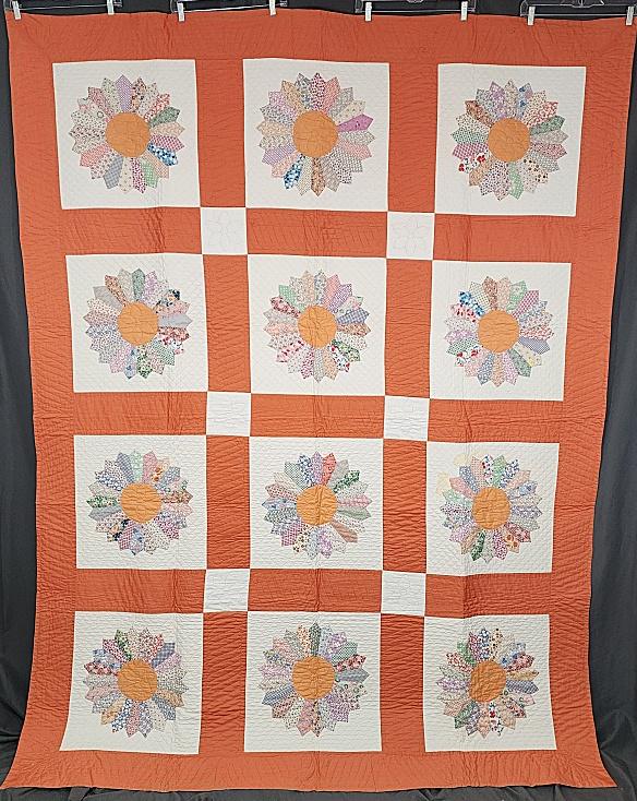 Vintage 1930 Sunflower Quilt (1 of 8)