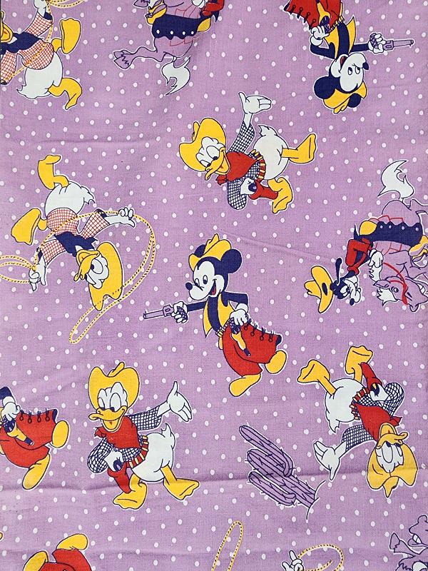 Vintage Printed Feedsack - Disney Cowboy Theme (1 of 7)