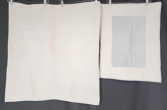 2 Vintage Crib Quilts Whole and Cloth (1 of 11)