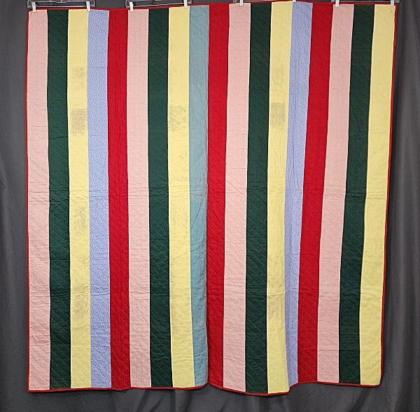 Antique c1910 PA Bars Quilt (1 of 10)