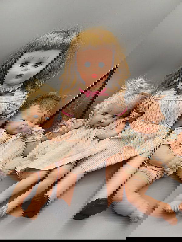 3 Vintage Dolls Auction