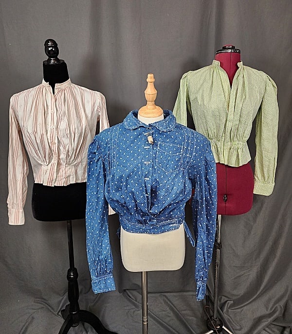 3 Vintage Printed Cotton Blouses (1 of 20)